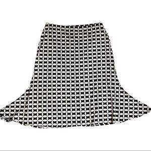 Saint tropez west size large black and white skirt